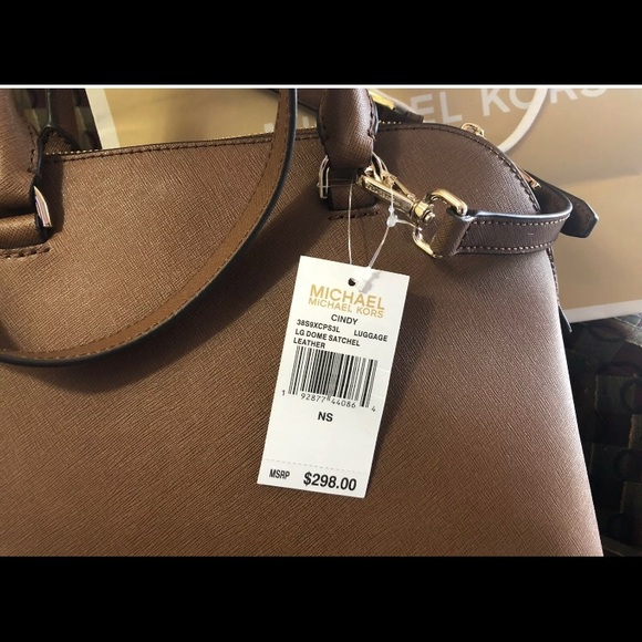 NWT Michael Kors gorgeous brown leather classic - Picture 2 of 8